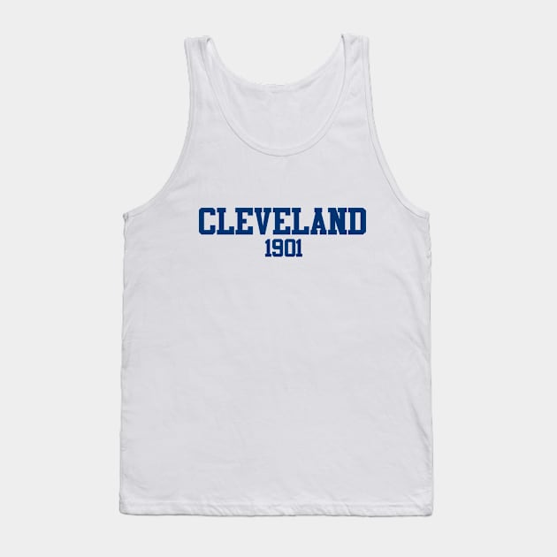 Cleveland 1901 Tank Top by GloopTrekker